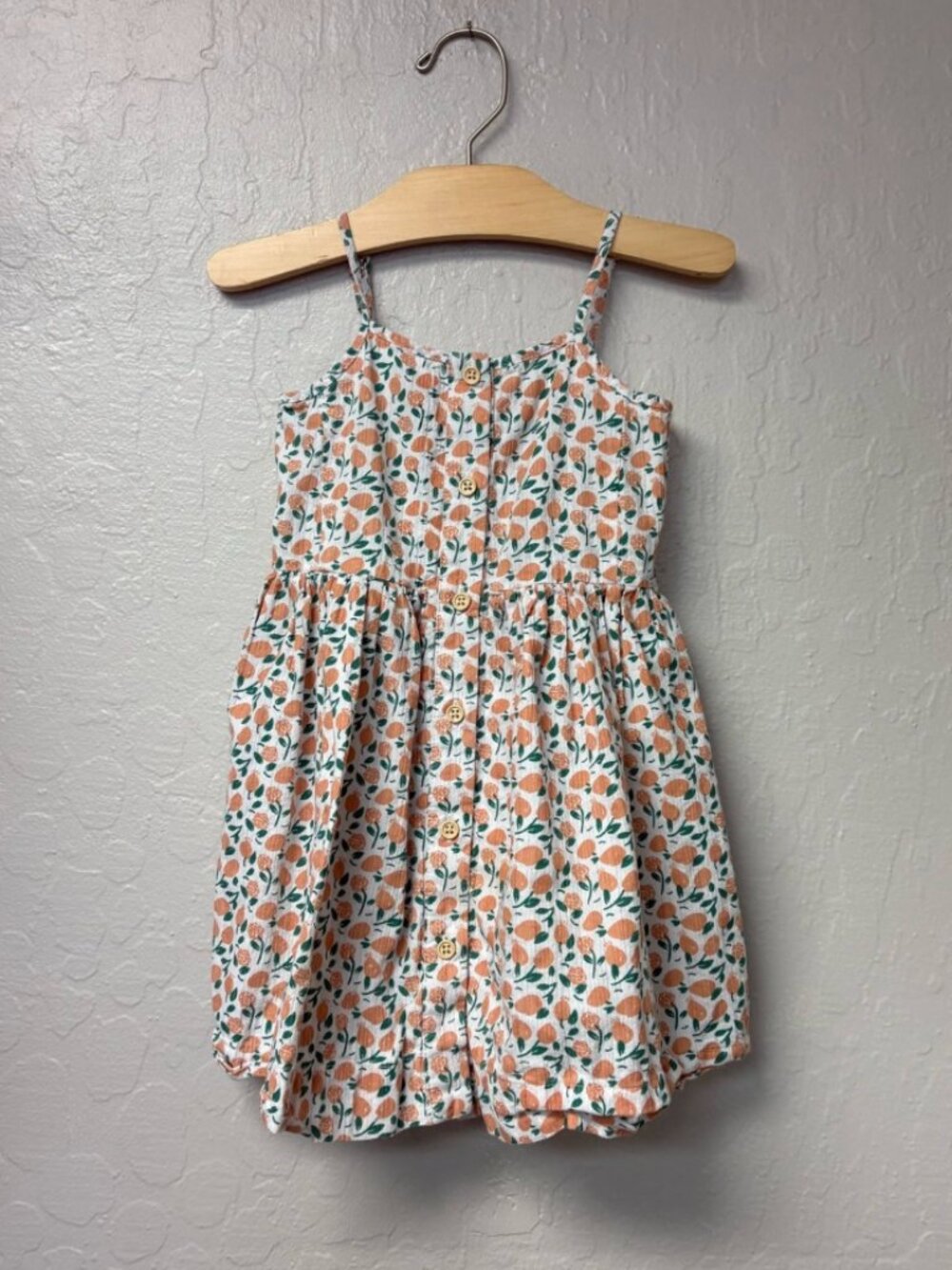 $23 ADD ON vignette girl's floral slip dress 3Y Zara Hanna Andersson Baby Gap